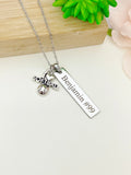 Silver I Heart Softball Necklace Christmas Gifts for Softball Team, Coach School Sport Team Gifts, D050