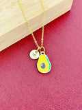 Gold Avocado Charm Necklace Christmas Gifts for Girlfriends, N4202A