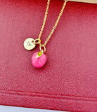 Gold Litchi Charm Necklace Christmas Gifts for Coworker, N5781