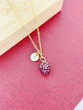 Gold Purple Grape Charm Necklace Best Seller Christmas Gifts for Mom, N5385