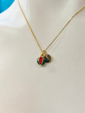 Gold Watermelon Charm Necklace Best Seller Christmas Gifts for Sister, N4784