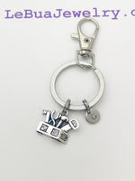 Silver Tools Box Keychain Christmas Luck Gifts, N693A