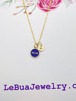Gold Mom Charm Necklace Christmas Gifts, N2981