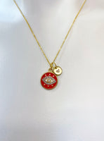 Gold Evil Eye Charm Necklace Christmas Gifts, N3337
