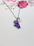 Silver Hand with Red Heart Charm Necklace Best Seller Valentine Gifts, N1429A