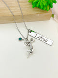 Silver Volleyball Necklace Name, Tag, Badge Number, Best Seller Christmas Gifts for Volleyball Team, D056