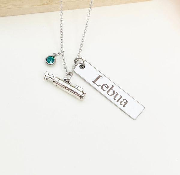 Silver Golf Ball Golf Club Necklace Name, Tag, Badge, Number, Best Seller Christmas Gifts for Golf Coach Team, D063