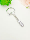 Dominoes Keychain Stainless Steel Dominoes Player Gifts, Best Seller Christmas Gifts for Boyfriends Girlfriends, D077