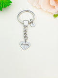 Mom Heart Keychain Stainless Steel Mother's Day Gifts, Best Seller Christmas Gifts for Mom, D081
