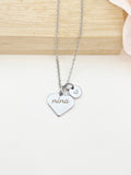 Nina Necklace Heart, Stainless Steel Mother's Day Gifts, Best Seller Christmas Gifts for Nina, D092