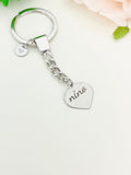 Nino Keychain Heart, Stainless Steel Father's Day Gifts, Best Seller Christmas Gifts for Nino Grandfather, D096