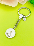 Baseball Coach Keychain Stainless Steel, Best Seller Christmas Gifts for Softball Coach, D101