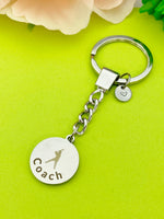 Baseball Coach Keychain Stainless Steel, Best Seller Christmas Gifts for Softball Coach, D101