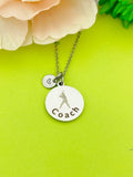 Baseball Coach Necklace Stainless Steel Jewelry, Best Seller Christmas Gifts for School Sport Team Baseball Coach, D120
