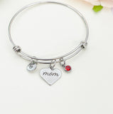 Mom Bracelet Stainless Steel Mom Jewelry, Best Seller Christmas Gifts for Mom, D125