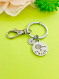 Tennis Coach Keychain Stainless Steel, Best Seller Christmas Gifts for Tennis Coach, D128