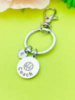 Basketball Coach Keychain Stainless Steel, Best Seller Christmas Gifts for Basketball Coach, D138