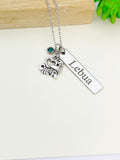 Silver I Heart to Cheer Necklace Best Christmas Gifts for Cheerleader, School Sport Cheer Gifts, D011