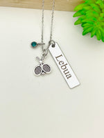 Silver Tennis Necklace Best Christmas Gifts for Tennis Player, School Sport Team Gifts, Tennis Racket Ball, D017