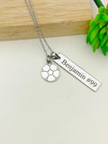 Silver Soccer Necklace Best Seller Christmas Gifts for Soccer Team, School Sport Team Gifts, Ball, D024