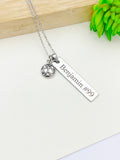 Silver Soccer Necklace Christmas Gifts for Soccer Team, School Sport Team Gifts, Ball, D027