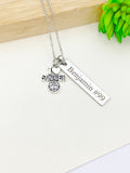 Silver I Heart Soccer Necklace Christmas Gifts for Soccer Team, School Sport Team Gifts, Ball, D028