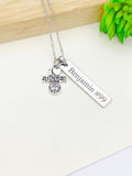 Silver I Heart Soccer Necklace Christmas Gifts for Soccer Team, School Sport Team Gifts, Ball, D028