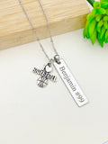 Silver I Heart Basketball Necklace Christmas Gifts for Basketball Team, School Sport Team Gifts, D029