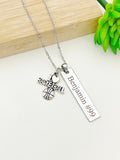 Silver I Heart Basketball Necklace Christmas Gifts for Basketball Team, School Sport Team Gifts, D029