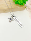 Silver I Heart Softball Necklace Christmas Gifts for Softball Team, Coach School Sport Team Gifts, D050
