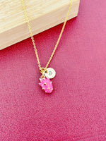 Gold Pitaya Charm Necklace Christmas Gifts, N5292A