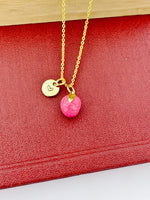 Gold Litchi Charm Necklace Christmas Gifts for Coworker, N5781