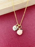 Gold Peach Charm Necklace Best Seller Christmas Gifts for Girlfriends, N5788
