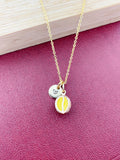 Gold Durian Necklace Yellow, N5394