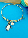 Gold Penguin Charm Bracelet Best Seller Christmas Gifts for Granddaughters, N4342A