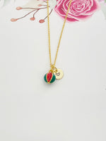 Gold Watermelon Charm Necklace Best Seller Christmas Gifts for Sister, N4784