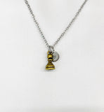 Pawn Chess Pieces Charm Necklace Best Christmas Gifts, N1748B