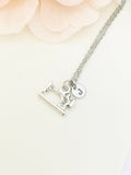 Best Christmas Gifts for Mom Grandma Aunt, Silver Sewing Machine Necklace N5396