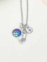 Silver Mermaid Necklace N3641A