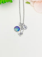 Silver Mermaid Necklace N3641A