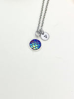 Silver Mermaid Scale Necklace N3641C