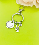 I love You Hand Drum Major Keychain, D089A