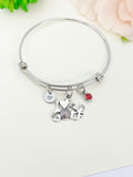 I Love Golf Bracelet, Personalized Customized Monogram Jewelry, N5397