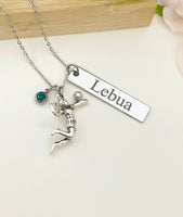 Silver Volleyball Necklace Name, Tag, Badge Number, Best Seller Christmas Gifts for Volleyball Team, D056