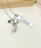 Silver Volleyball Necklace Name, Tag, Badge Number, Best Seller Christmas Gifts for Volleyball Team, D056