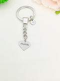 Mom Heart Keychain Stainless Steel Mother's Day Gifts, Best Seller Christmas Gifts for Mom, D081