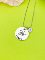 Silver Whistle Necklace, Best Christmas Gifts for Coach, Name, Personalized Customized Monogram Jewelry, D163