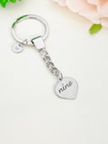 Nino Keychain Heart, Stainless Steel Father's Day Gifts, Best Seller Christmas Gifts for Nino Grandfather, D096