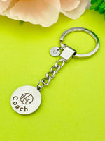 Basketball Coach Keychain Stainless Steel, Best Seller Christmas Gifts for Basketball Coach, D099