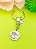 Tennis Coach Keychain Stainless Steel, Best Seller Christmas Gifts for Tennis Coach, D103
